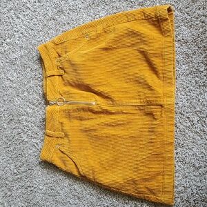 Arizona Jean corduroy zippered skirt size 1